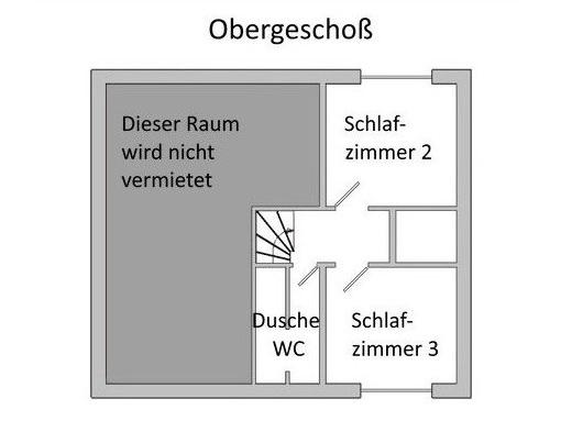 Grundriss Obergeschoß