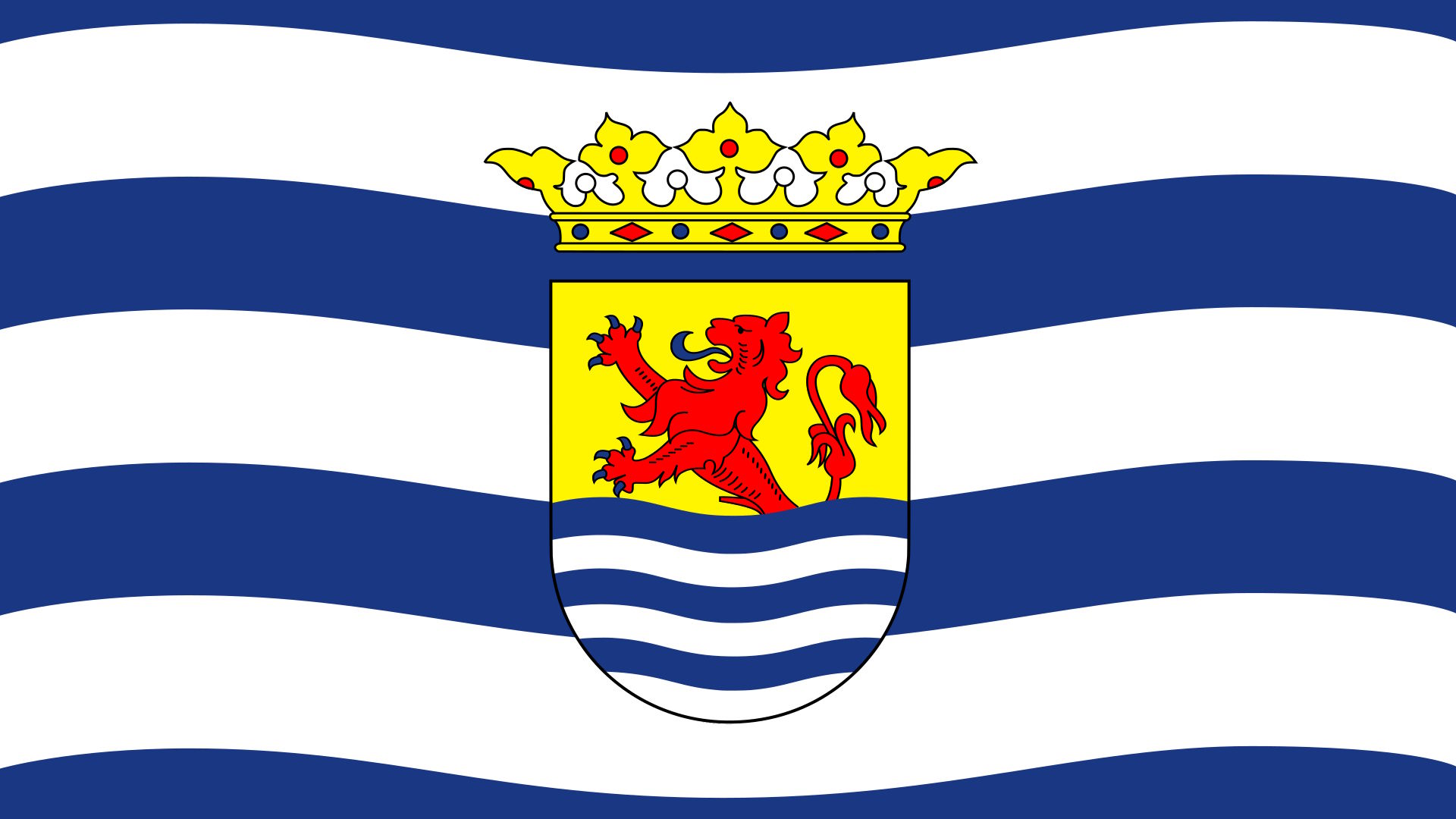 Flagge der Provinz Zeeland